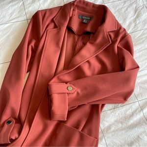PRIMARK dusty orange blazer with tie waist